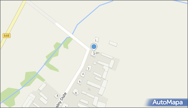 Cwaliny Duże, Cwaliny Duże, 2, mapa Cwaliny Duże