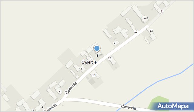 Ćwiercie, Ćwiercie, 8, mapa Ćwiercie