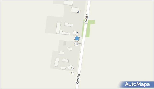 Ćwiklin, Ćwiklin, 24, mapa Ćwiklin