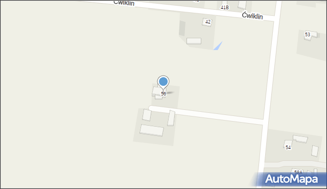 Ćwiklin, Ćwiklin, 56, mapa Ćwiklin