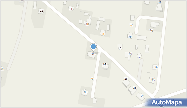 Ćwiklin, Ćwiklin, 9A, mapa Ćwiklin