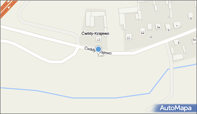 Ćwikły-Krajewo, Ćwikły-Krajewo, 14, mapa Ćwikły-Krajewo