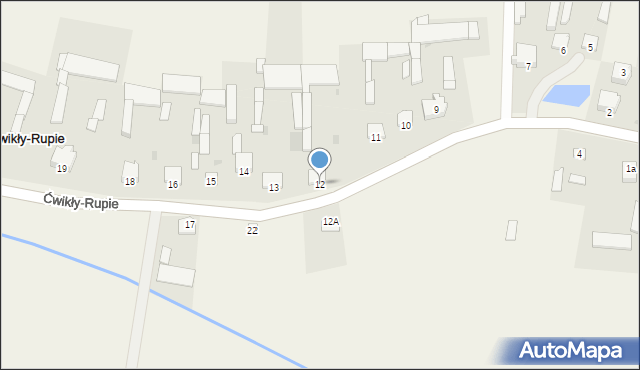 Ćwikły-Rupie, Ćwikły-Rupie, 12, mapa Ćwikły-Rupie