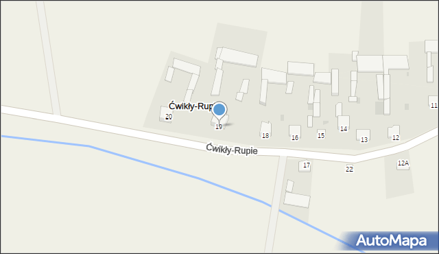 Ćwikły-Rupie, Ćwikły-Rupie, 19, mapa Ćwikły-Rupie