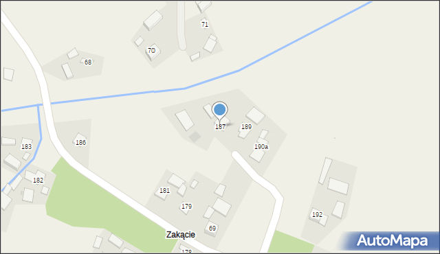 Ćwików, Ćwików, 187, mapa Ćwików