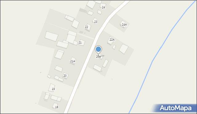 Ćwików, Ćwików, 20a, mapa Ćwików