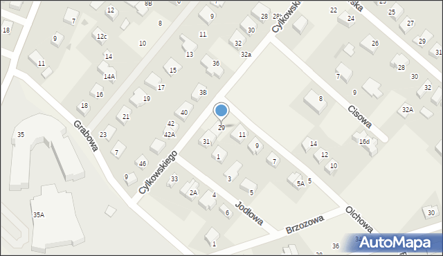 Bolszewo, Cylkowskiego Lucjana, 29, mapa Bolszewo