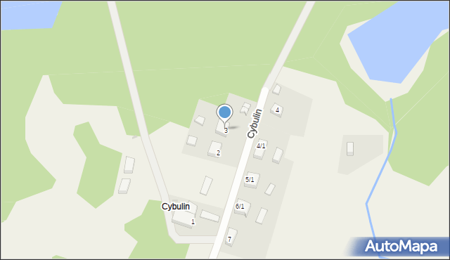 Cybulin, Cybulin, 3, mapa Cybulin
