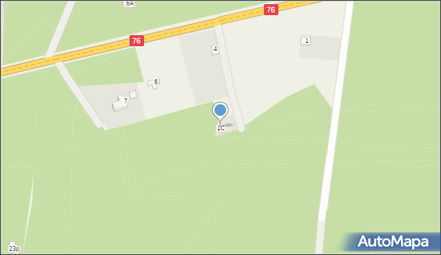 Cyganówka, Cyganówka, 1C, mapa Cyganówka