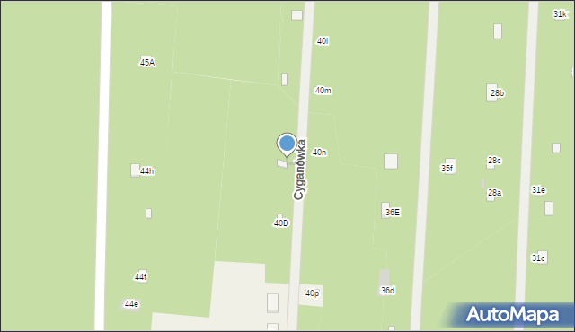 Cyganówka, Cyganówka, 40h, mapa Cyganówka