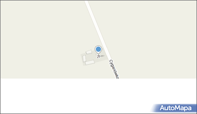 Cyganówka, Cyganówka, 25, mapa Cyganówka