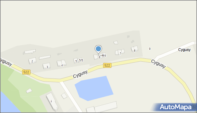 Cygusy, Cygusy, 6/2, mapa Cygusy