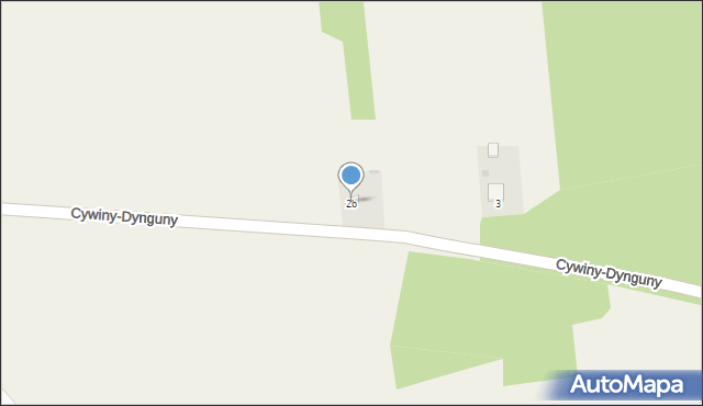 Cywiny-Dynguny, Cywiny-Dynguny, 2b, mapa Cywiny-Dynguny