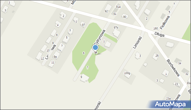 Dosin, Cytrynowa, 5, mapa Dosin