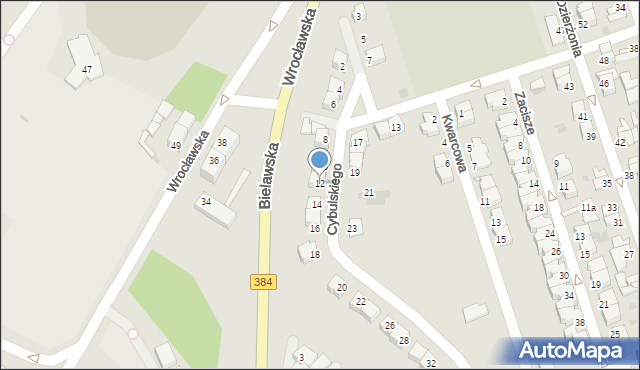 Dzierżoniów, Cybulskiego Zbyszka, 12, mapa Dzierżoniów