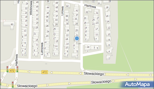 Gdańsk, Cytrowa, 13, mapa Gdańska