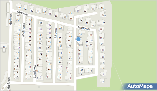 Gdańsk, Cytrowa, 16, mapa Gdańska