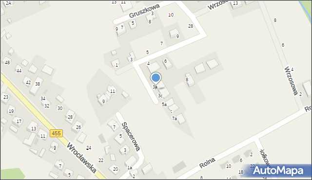 Kamieniec Wrocławski, Cytrynowa, 3b, mapa Kamieniec Wrocławski