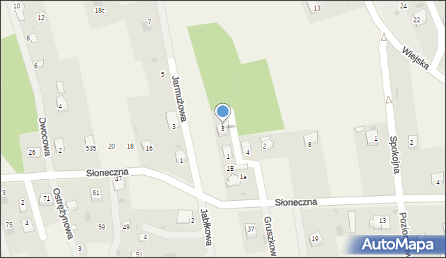 Lipowa, Cytrynowa, 3, mapa Lipowa