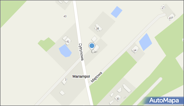 Mariampol, Cytrynowa, 36, mapa Mariampol