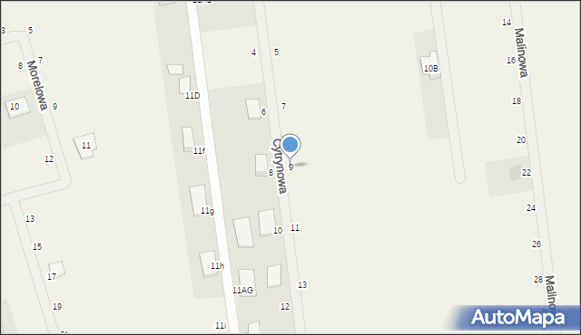 Maszkowice, Cytrynowa, 9, mapa Maszkowice