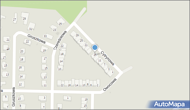 Polkowice, Cytrynowa, 15, mapa Polkowice
