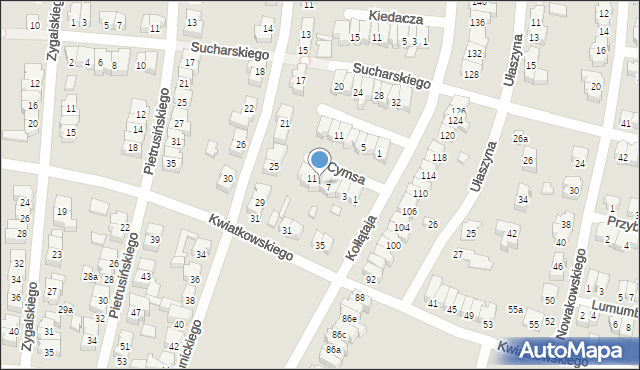 Poznań, Cymsa Pawła, 9, mapa Poznania