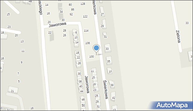 Rokitnica, Cyprysowa, 104, mapa Rokitnica