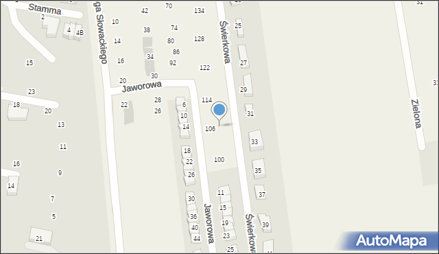 Rokitnica, Cyprysowa, 110, mapa Rokitnica