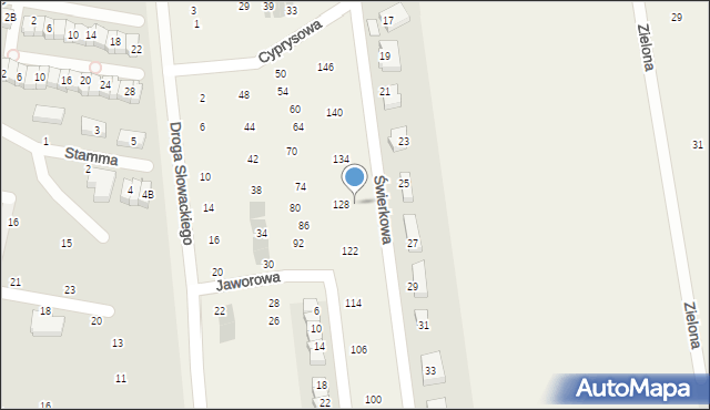 Rokitnica, Cyprysowa, 132, mapa Rokitnica