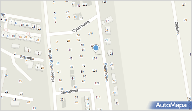 Rokitnica, Cyprysowa, 136, mapa Rokitnica