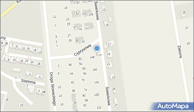 Rokitnica, Cyprysowa, 150, mapa Rokitnica