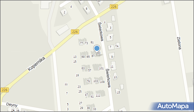 Rokitnica, Cyprysowa, 91, mapa Rokitnica