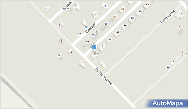 Siechnice, Cyprysowa, 38a, mapa Siechnice