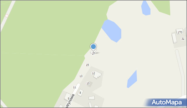 Skrzeszewo, Cytrynowa, 17, mapa Skrzeszewo