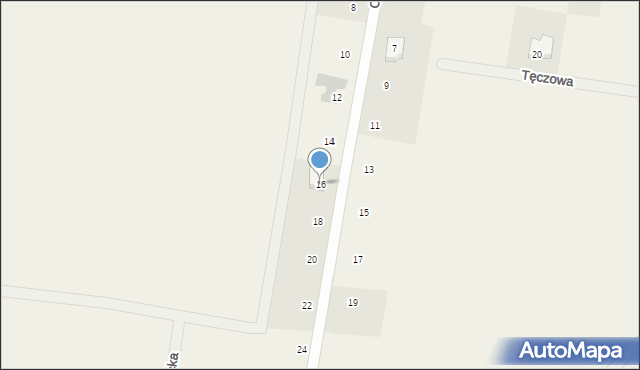 Sobolewo, Cyklistów, 16, mapa Sobolewo