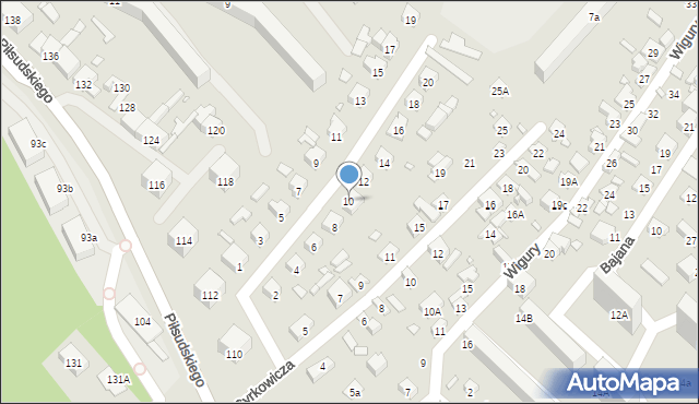 Starachowice, Cysterska, 10, mapa Starachowic