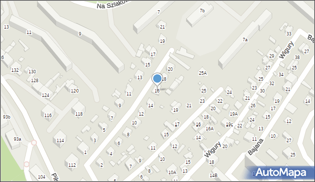 Starachowice, Cysterska, 16, mapa Starachowic