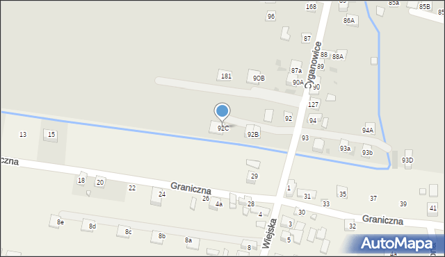 Stary Sącz, Cyganowice, 92C, mapa Stary Sącz