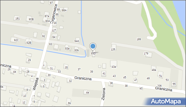 Stary Sącz, Cyganowice, 93D, mapa Stary Sącz