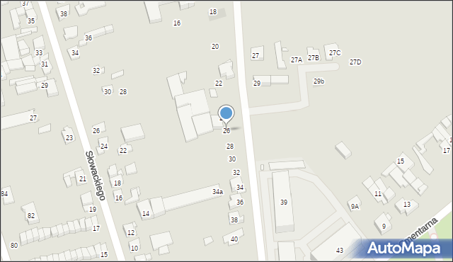 Swarzędz, Cybińska, 26, mapa Swarzędz