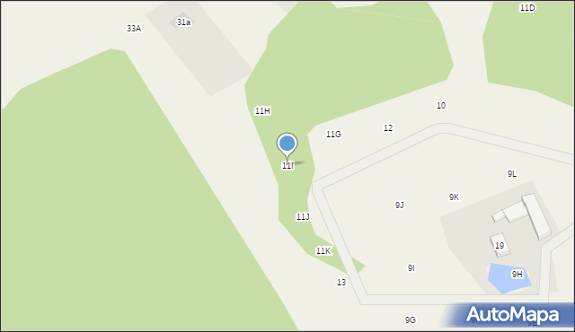 Trzepowo, Cystersów, 11I, mapa Trzepowo