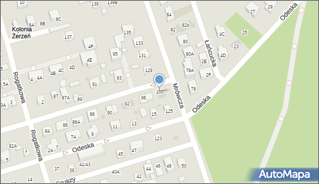 Warszawa, Cylichowska, 100, mapa Warszawy