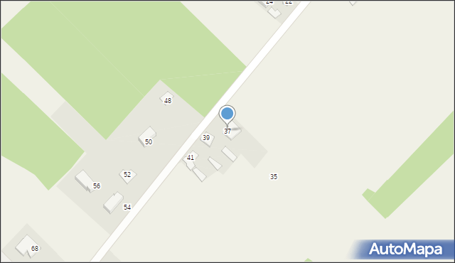 Wymysły, Cytrynowa, 37, mapa Wymysły