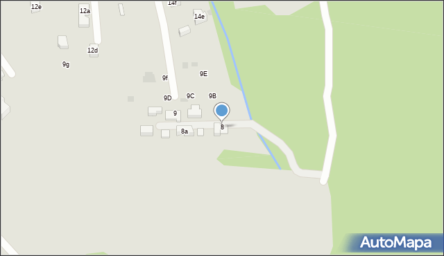 Zakopane, Cyrhla, 8, mapa Zakopanego