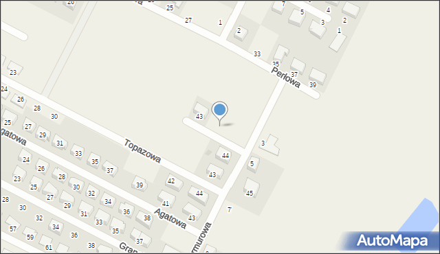 Zbrudzewo, Cyrkoniowa, 45, mapa Zbrudzewo