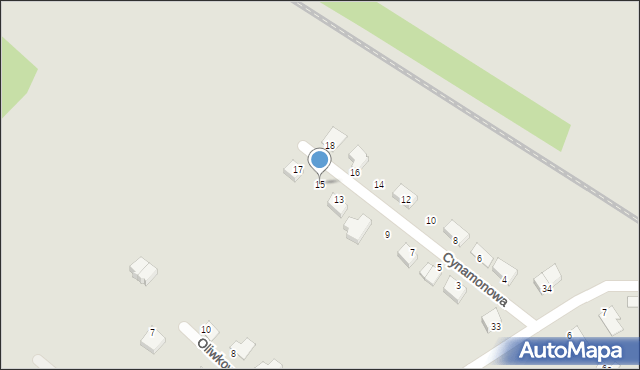 Zgorzelec, Cynamonowa, 15, mapa Zgorzelec