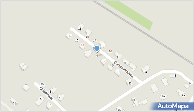 Zgorzelec, Cynamonowa, 9, mapa Zgorzelec