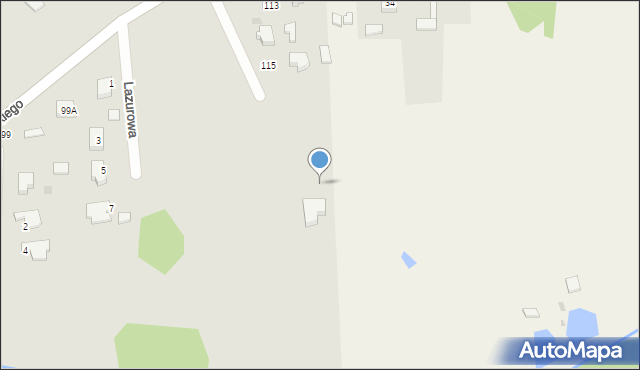 Bełchatów, Czyżewskiego, gen., 123, mapa Bełchatów