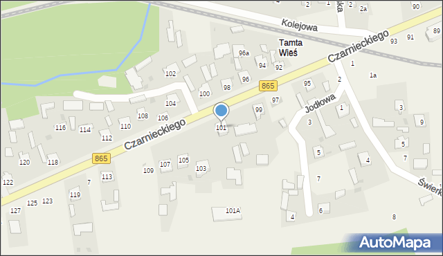 Bełżec, Czarnieckiego Stefana, hetm., 101, mapa Bełżec